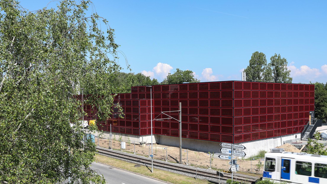Grâce à sa nouvelle centrale thermique, le site lausannois de l’EPFL est un campus zéro mazout, quasiment sans gaz et majoritairement renouvelable. 2022 EPFL / Murielle Gerber - CC-BY-SA 4.0