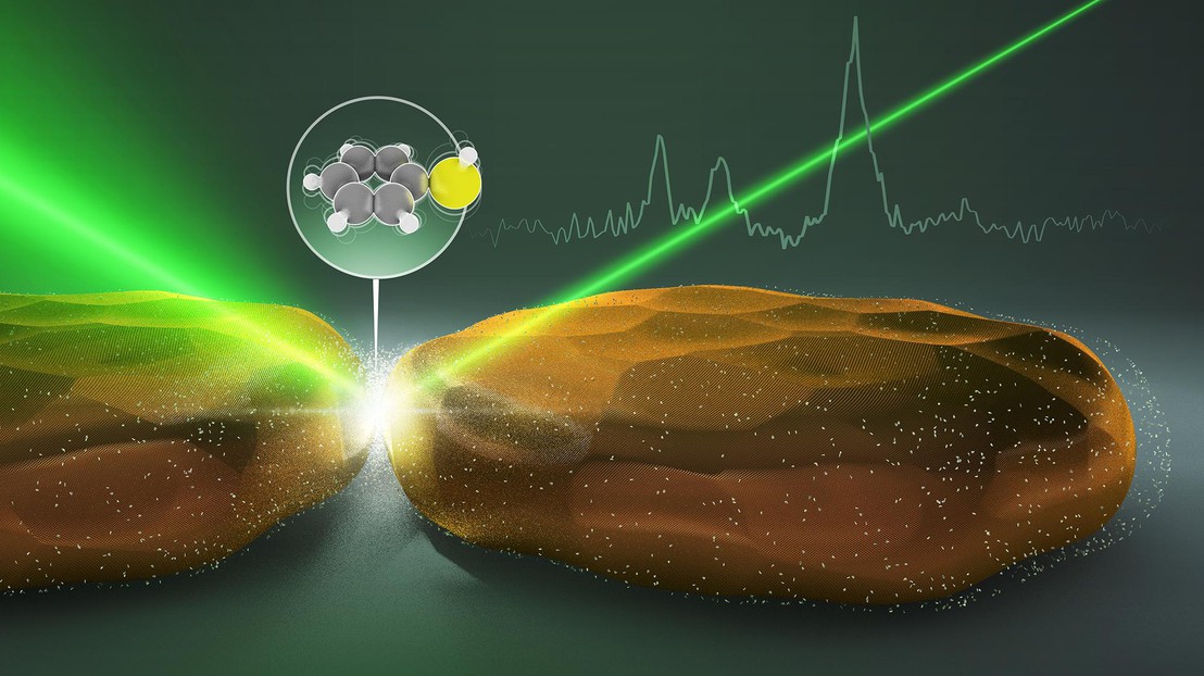Light-mediated detection of a molecule ©N. Antille/EPFL