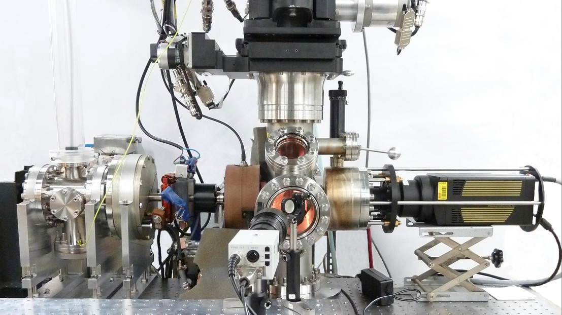  L'appareil expérimental utilisé dans cette étude © F. Carbone (EPFL)