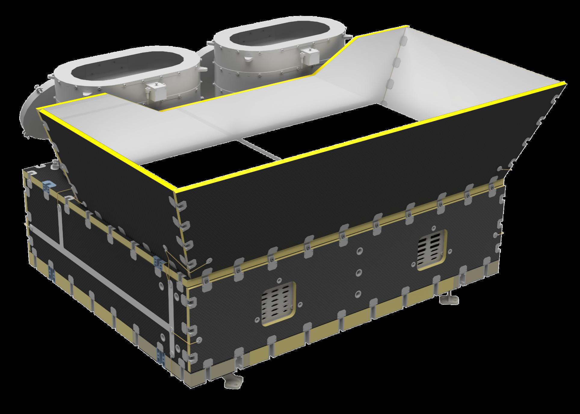 Design of the ARRAKIHS payload model. Credit: ARRAKIHS Instrument Team
