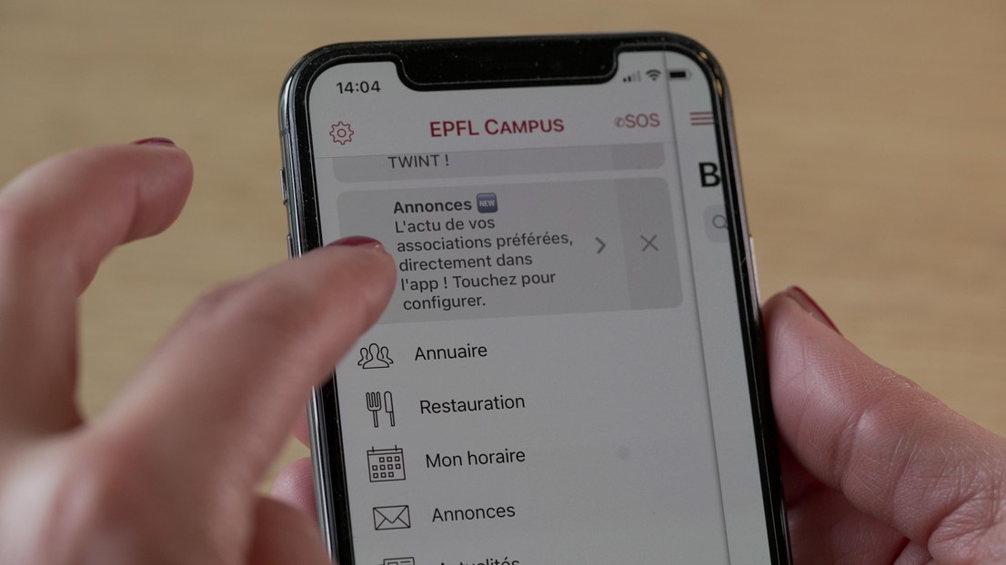 Les membres de la communauté EPFL peuvent s’abonner aux groupes en mode public, en fonction de leurs centres d’intérêts. © 2021 EPFL