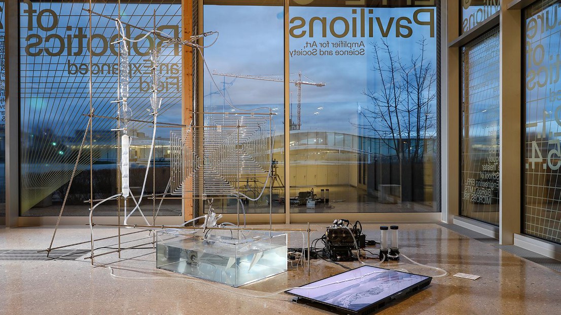 Daily Lines (feedback), 2020 Nature of Robotics: An Expanded Field © image EPFL Pavilions, photo: Alain Herzog