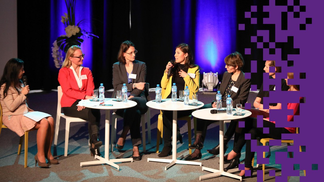 Journée internationale des droits des femmes à l'EPFL en 2018 © EPFL