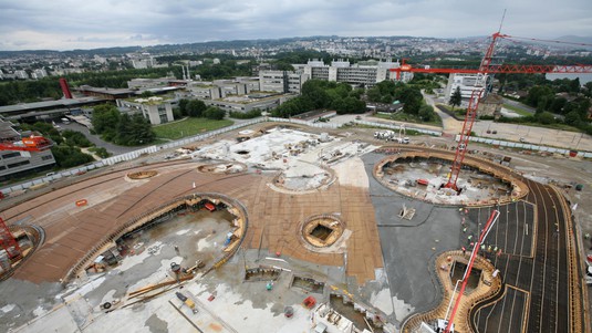 Construction du RLC © Alain Herzog / EPFL 2010