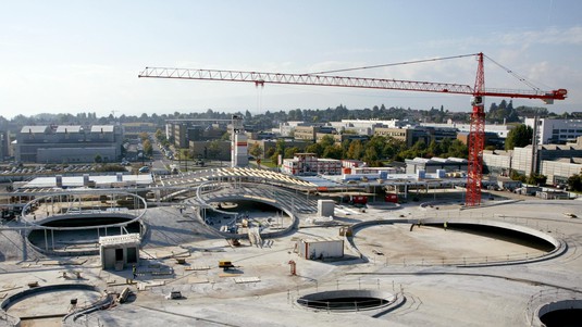 Construction du RLC © Alain Herzog / EPFL 2010