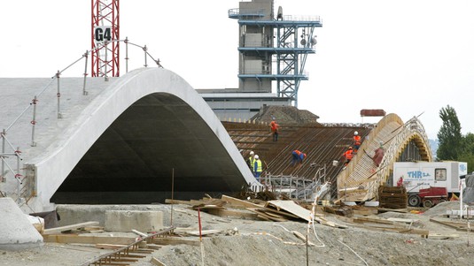 Construction du RLC © Alain Herzog / EPFL 2010