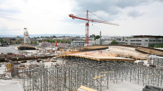 Construction du RLC © Alain Herzog / EPFL 2010