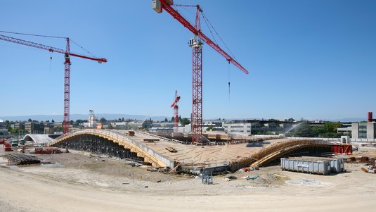 Construction of the RLC © Alain Herzog / EPFL 2010