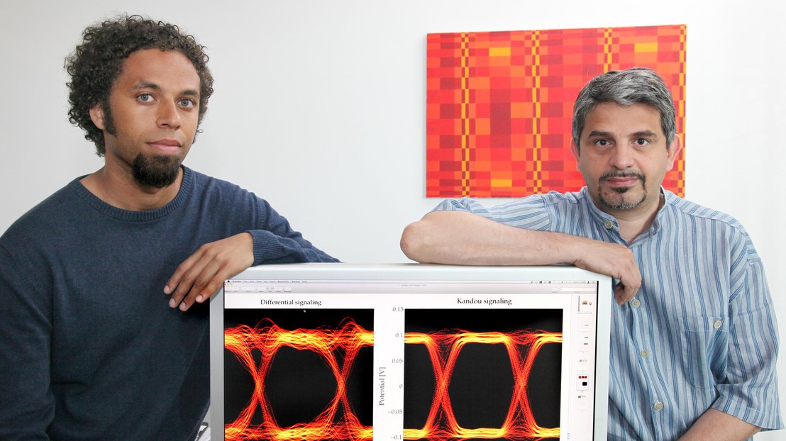Harm Cronie and Amin Shokrollahi © Alain Herzog / EPFL Harm Cronie and Amin Shokrollahi © Alain Herzog / EPFL