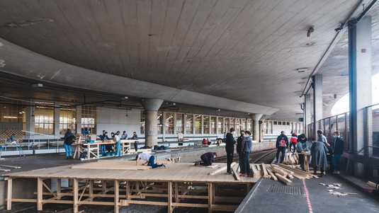 Prefabrication, ALICE, La Rasude; Lausanne. © Jamani Caillet / 2021 EPFL