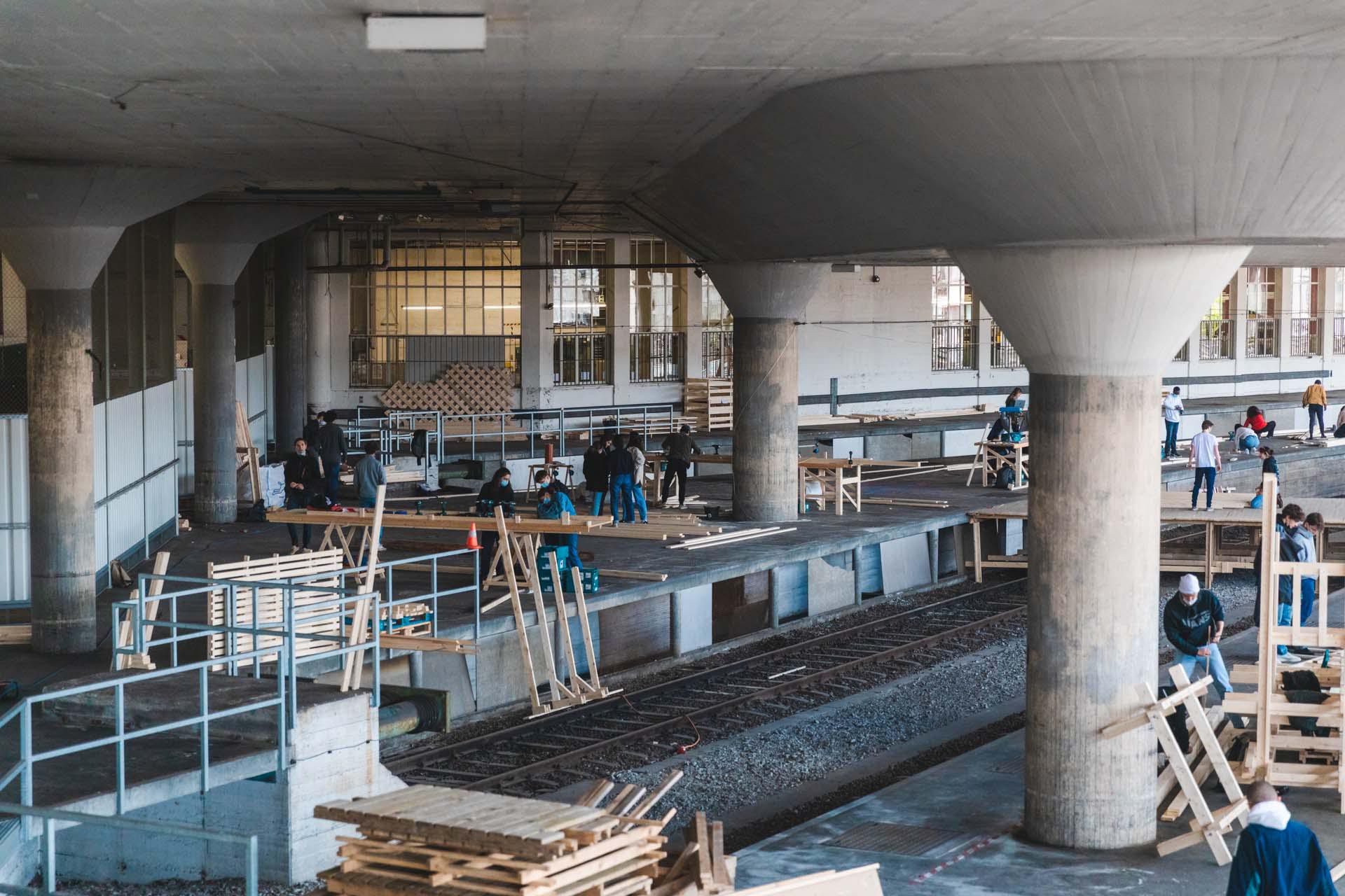 Prefabrication, ALICE, La Rasude, Lausanne. © Jamani Caillet / 2021 EPFL