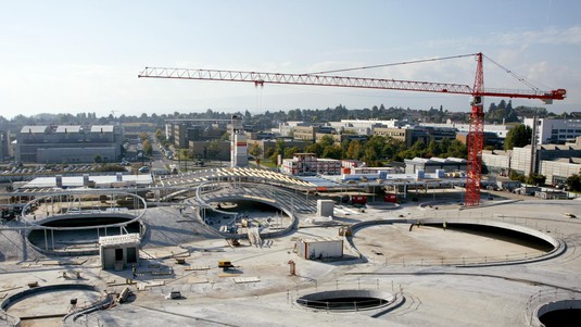 Construction of the RLC © Alain Herzog / EPFL 2010