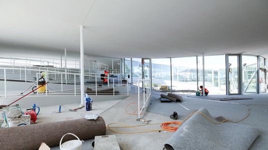 Construction of the RLC © Alain Herzog / EPFL 2010