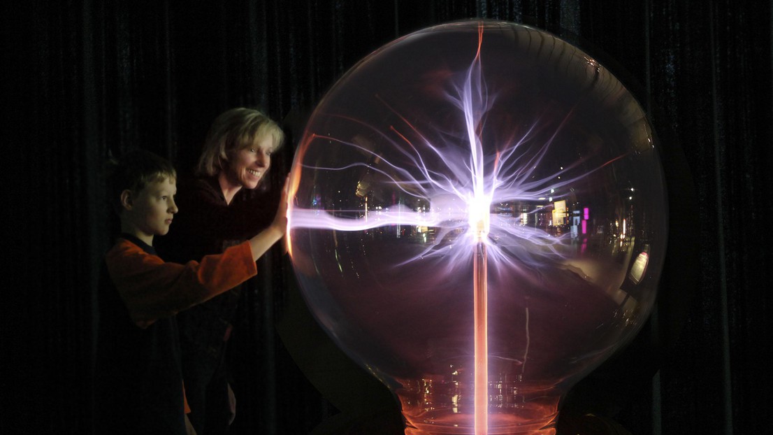Boule à plasma © Swiss Science Center Technorama