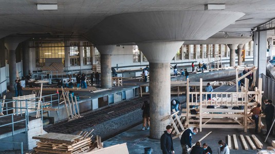 Prefabrication, ALICE, La Rasude; Lausanne. © Jamani Caillet / 2021 EPFL