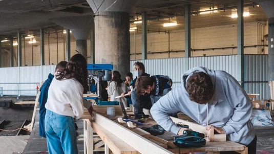 Prefabrication, ALICE, La Rasude; Lausanne. © Jamani Caillet / 2021 EPFL