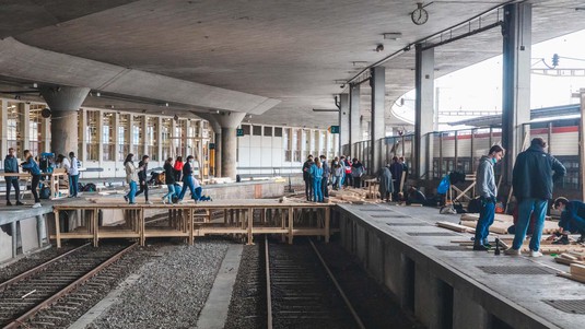 Prefabrication, ALICE, La Rasude; Lausanne. © Jamani Caillet / 2021 EPFL