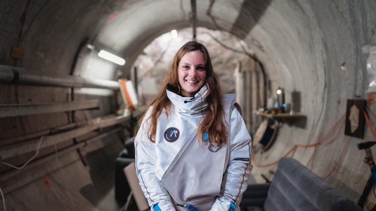 Eléonore Poli, analogue astronaut and commander of the Asclepios mission © Jamani Caillet / 2021 EPFL