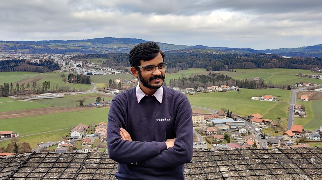 Ravinithesh Annapureddy est étudiant en deuxième année du DH Master à l'EPFL © Ravinithesh Annapureddy