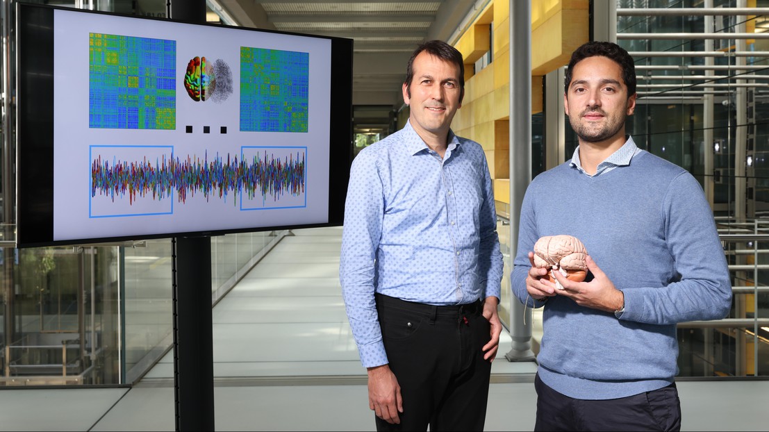 Dimitri Van De Ville and Enrico Amico © Alain Herzog 2021 EPFL