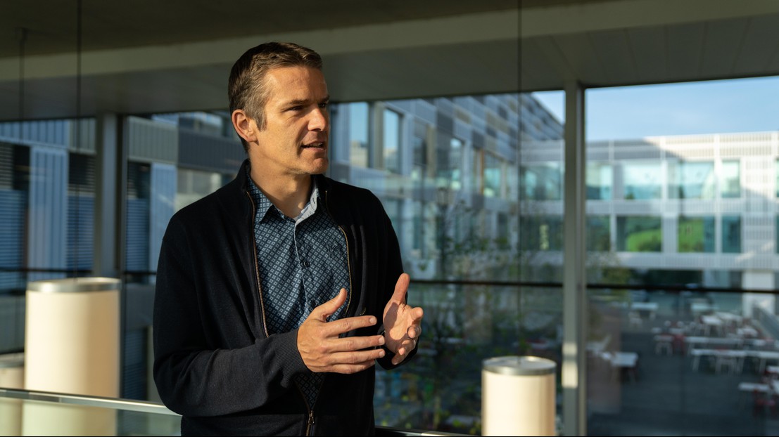 Bart Deplancke, Associate Dean for Innovation at the SV school. © Thibaud Barras, EPFL