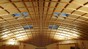 Vue de l'intérieur du Polydôme à l'EPFL. © EPFL