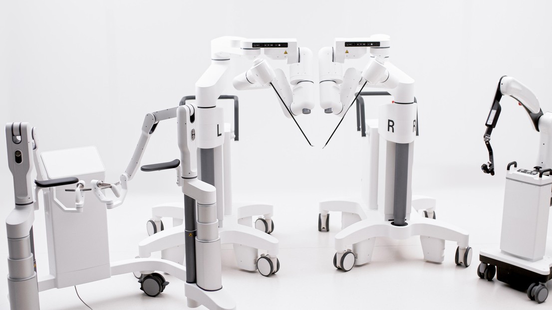 The surgical robot Dexter. © Distalmotion