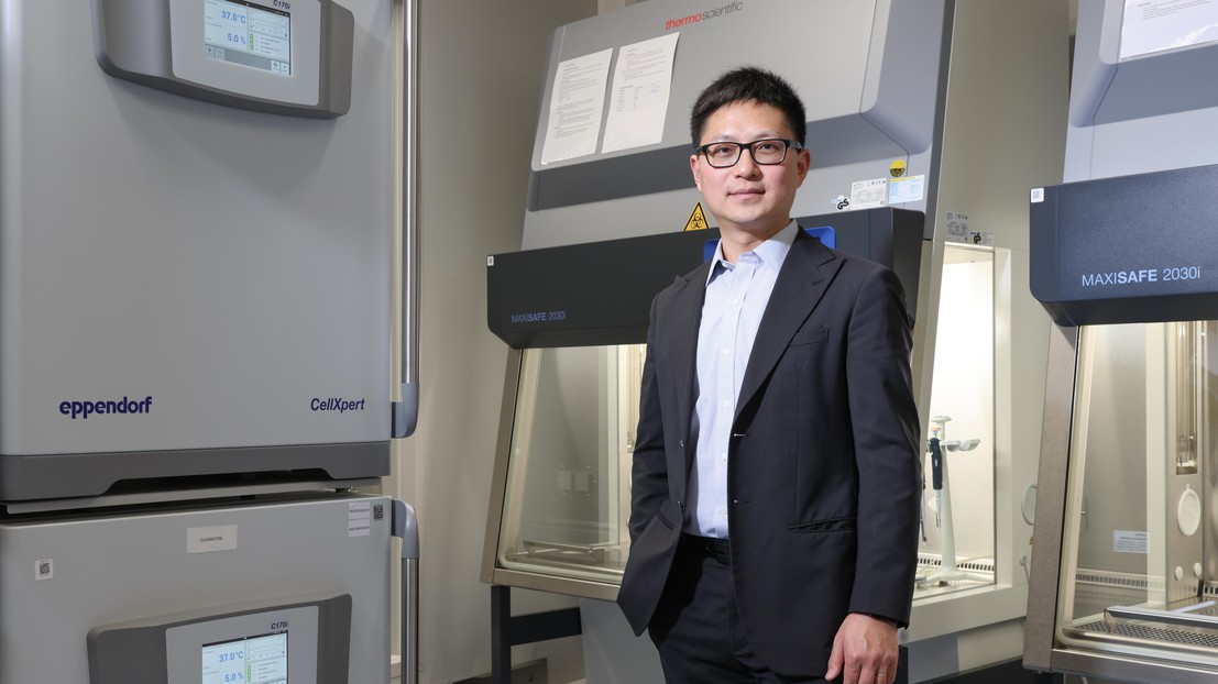 Li Tang, cofounder of Leman Biotech and EPFL professor © 2022 Alain Herzog