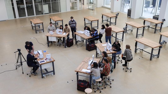 Inside the new mechanical and electronic prototyping Discovery Learning Lab © Alain Herzog / EPFL