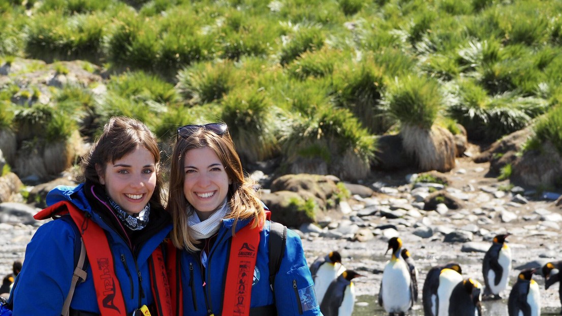 Anaïs Matthey-Junod et Alessandra Capurro ont reçu le prix Antarctica de la Fondation du Domaine de Villette © Anaïs Matthey-Junod