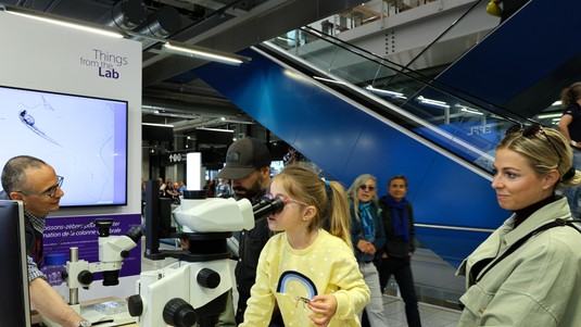 The EPFL stand at the BEA fair in Bern © Alain Herzog / 2022 EPFL