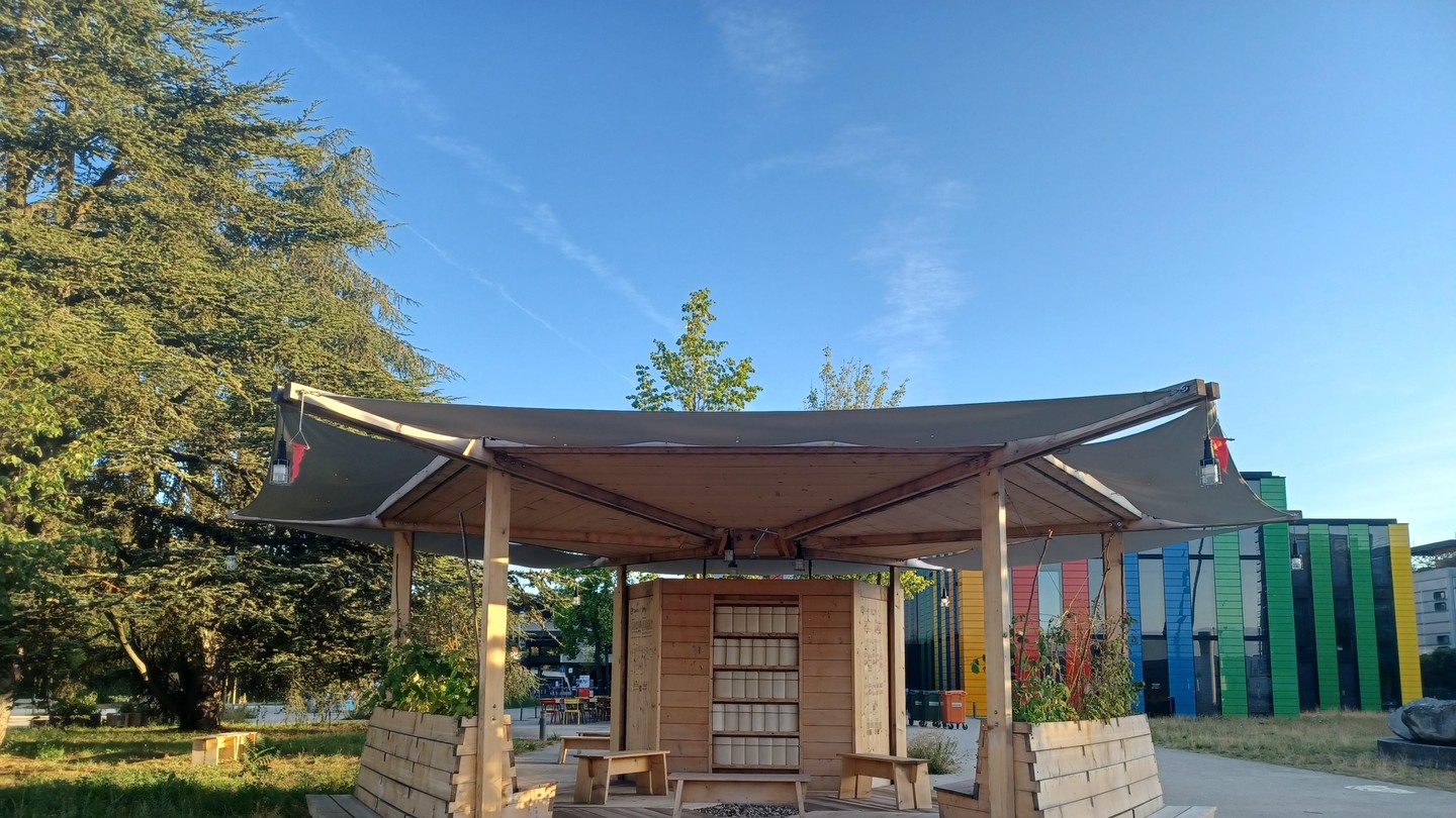 Cool Modular Pavilion, a convivial response to extreme heat - EPFL