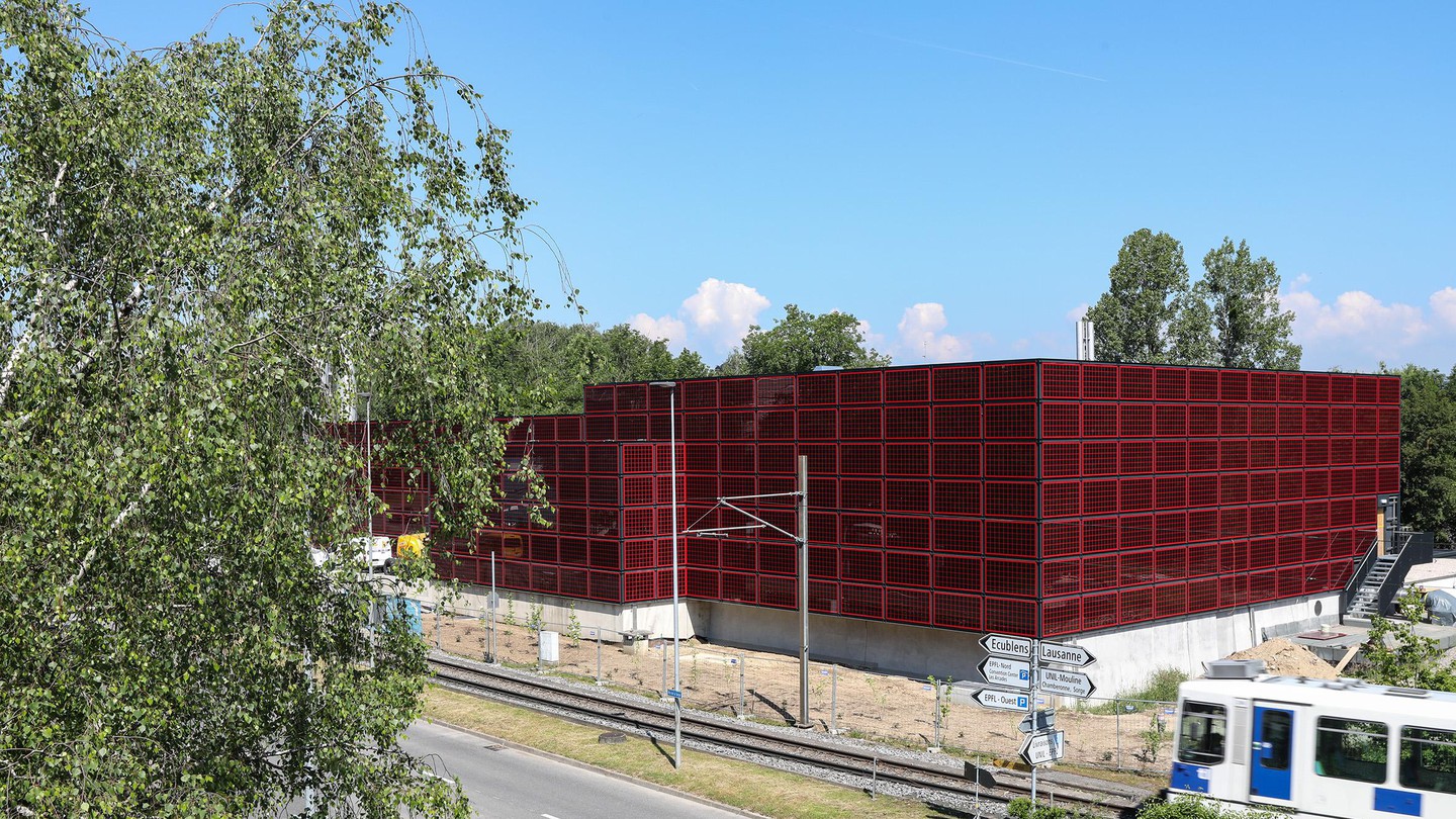 Grâce à sa nouvelle centrale thermique, le site lausannois de l’EPFL est un campus zéro mazout, quasiment sans gaz et majoritairement renouvelable. ©Alain Herzog/EPFL