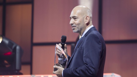Nicolas Grandjean (SB) was awarded the Polysphère d'Or. 2022 EPFL/Unknown- CC-BY-SA 4.0