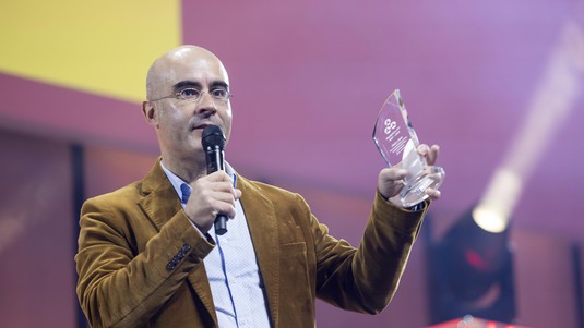Pedro Reis, lauréat de la Polysphère STI. © EPFL