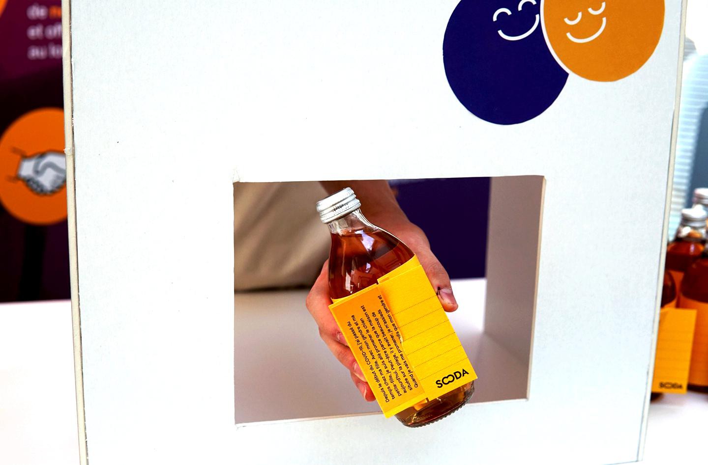 Le prototype du module de distribution automatique Sooda © KIMCHEESE