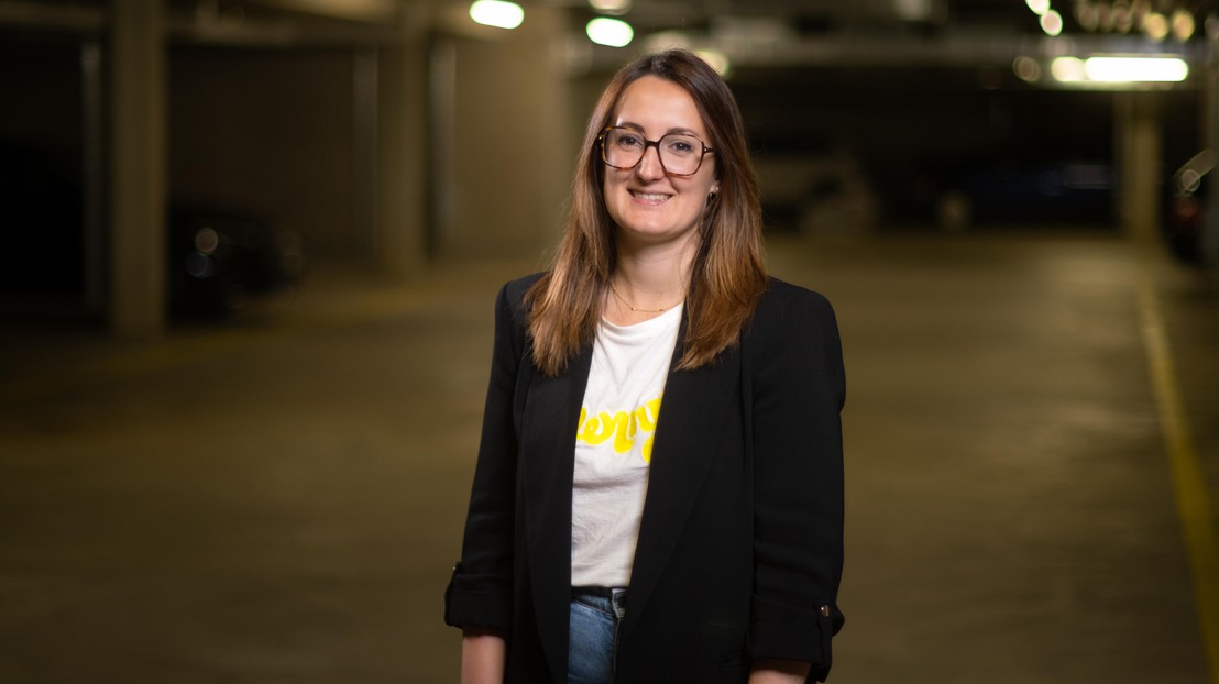 Margaux Peltier is an EPFL civil engineer. © Martin Ruetsche