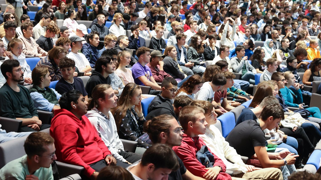 Journée d'accueil des nouveaux étudiants-e·s 2022.  2022 EPFL/Alain Herzog - CC-BY-SA 4.0