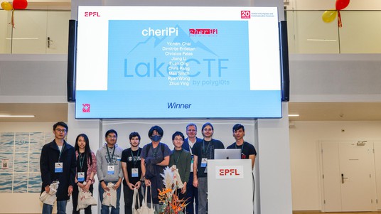 LakeCTF Award Ceremony © EPFL 2022