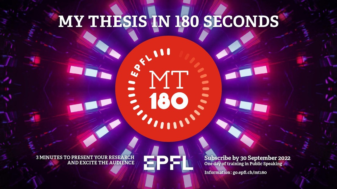 Ma thèse en 180 secondes EPFL