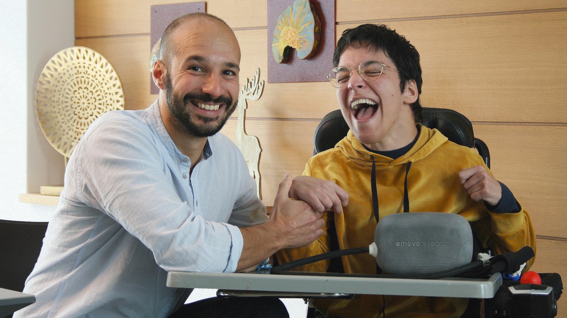 © 2023 Ugo Randazzo.  Engineer Luca Randazzo (left) and his sister Chiara Randazzo.