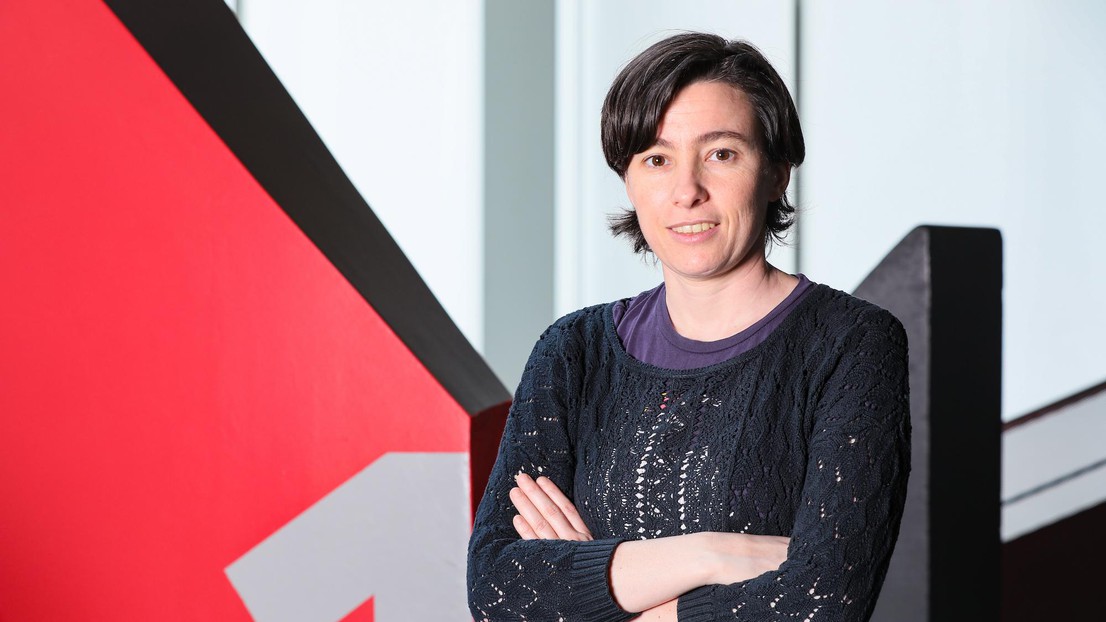 Carmela Troncoso, élue meilleure enseignante 2022 de la section d’Informatique et des Systèmes de communication de l’EPFL © Alain Herzog / EPFL