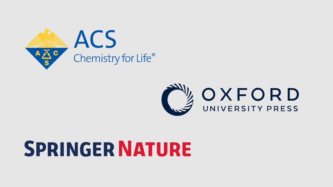 © ACS, OUP, Springer Nature