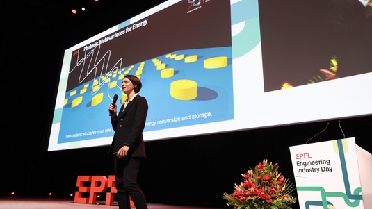 La professeure de la STI Giulia Tagliabue © Alain Herzog