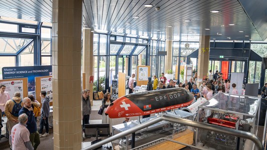 Hyperloop - Travel up to 1000km/h © 2023 EPFL/ Titouan Veuillet