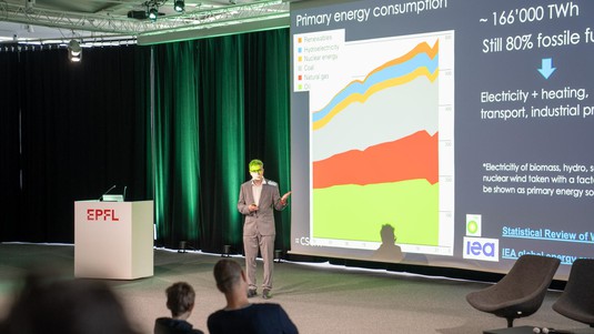 Le rôle majeur du solaire et de l’éolien dans la transition énergétique © 2023 EPFL/ Titouan Veuillet