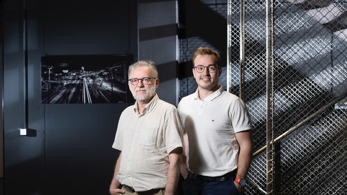 François Maréchal and Jonas Schnidrig © Fred Merz/Lundi13/EPFL