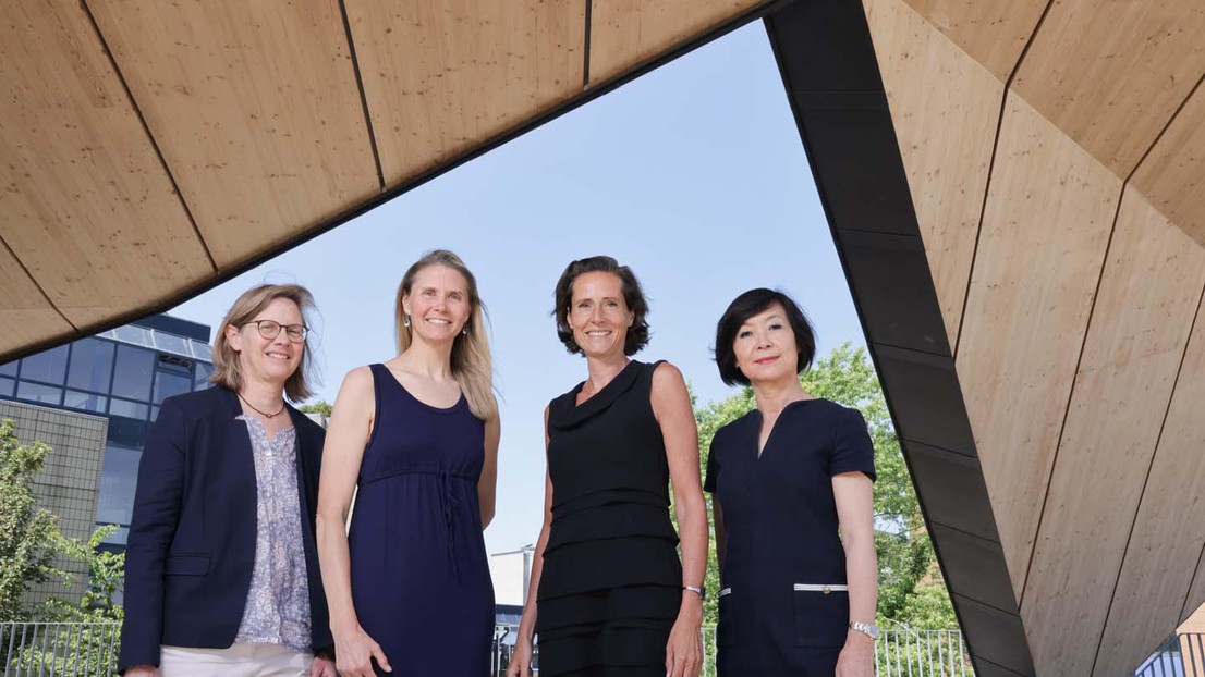 Pascale Van Landuyt, Cara Tobin, Marilyne Andersen et Lan Zuo Gillet © Alain Herzog / EPFL