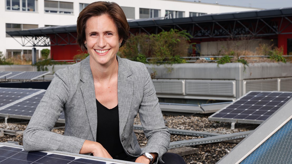 Glòria Serra Coch est architecte et doctorante à l'EPFL. © Alain Herzog / 2023 EPFL