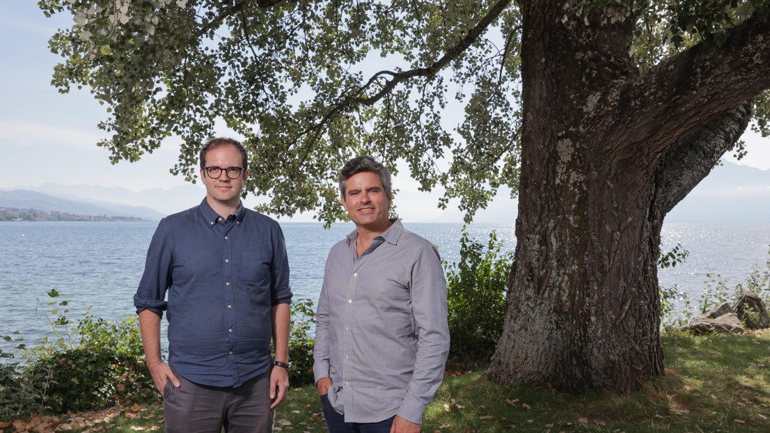 Michaël Aklin & Nicolas Tétreault © Alain Herzog 2023 EPFL